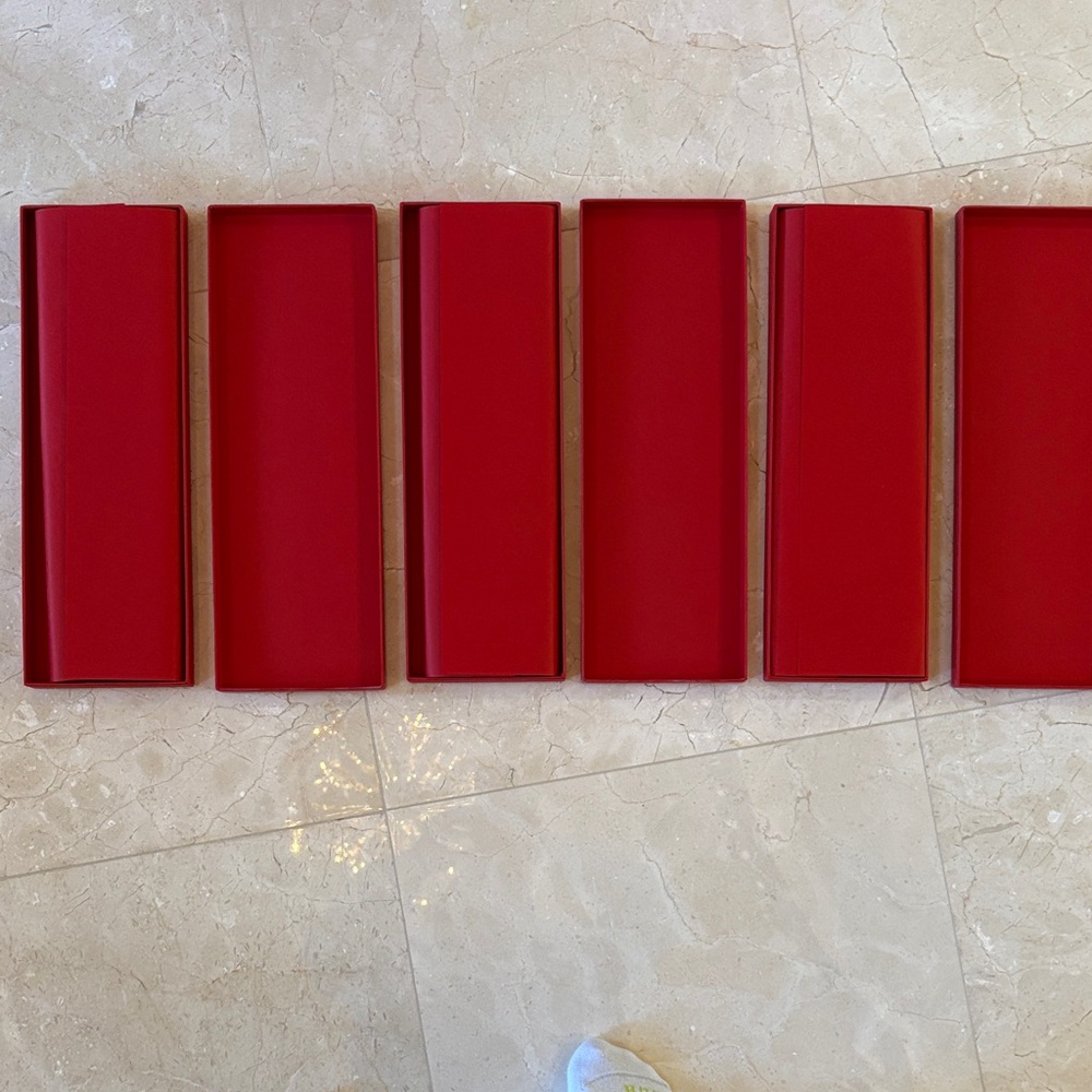 Luxury Ferrari Red Boxes - Picture 2 of 6